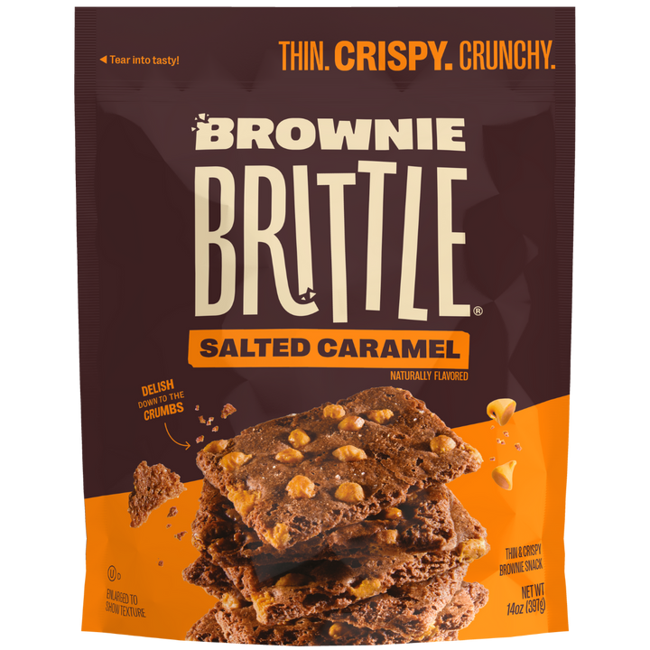 Salted Caramel Brownie Brittle