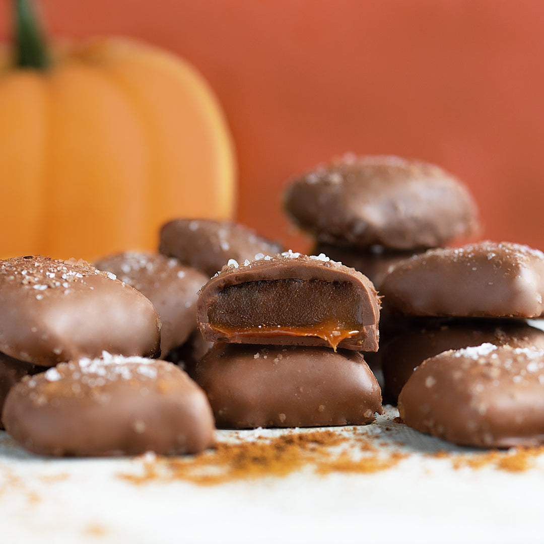 Sanders Milk Chocolate Pumpkin Spice Sea Salt Caramels