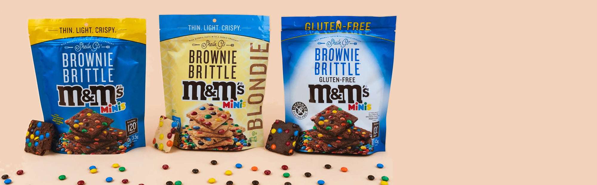 M&M's Brownie Bites & Milk Chocolate Sharing Pouch Bag